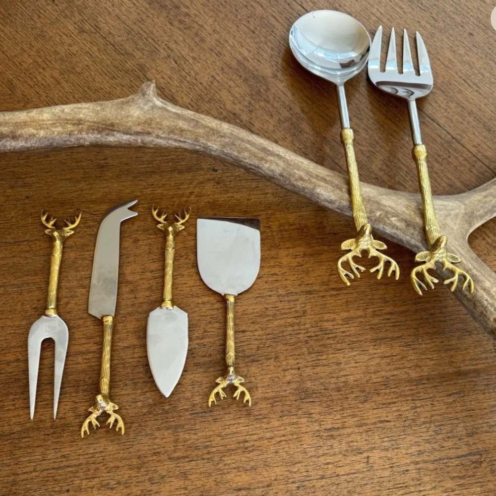 Blue Pheasant holiday serving utensils. New!